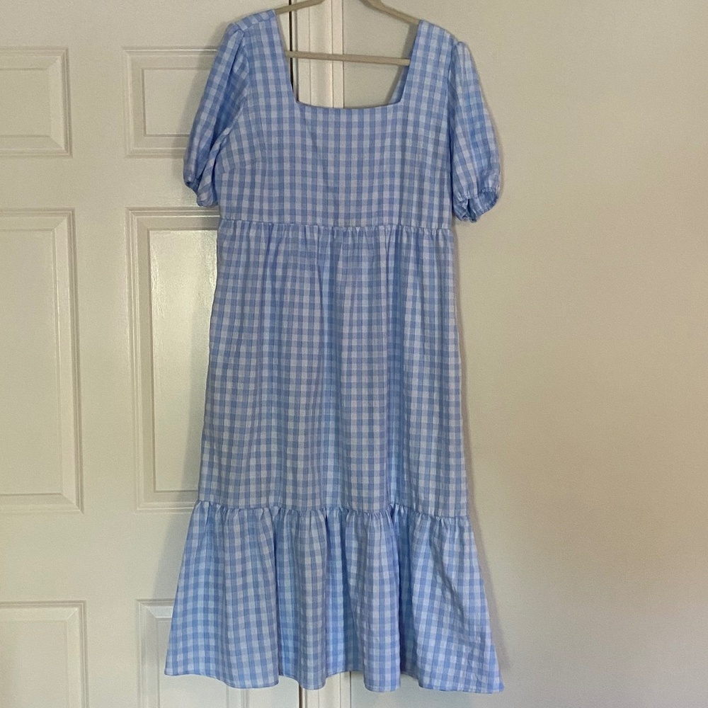 Easy summer tiered dress, XXL